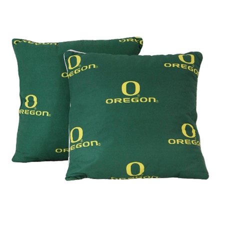 COLLEGE COVERS College Covers OREDPPR Oregon 16 x 16 Decorative Pillow Set OREDPPR